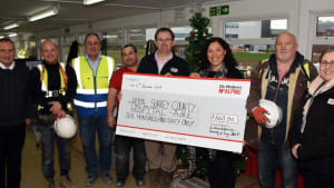 Building site donation to benefit patients needing emergency care